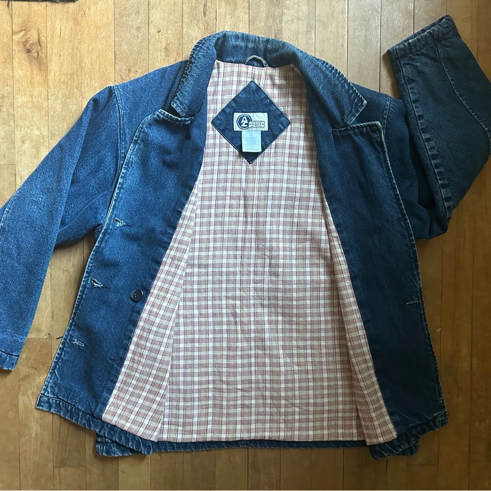 Lined vintage Denim chore coat